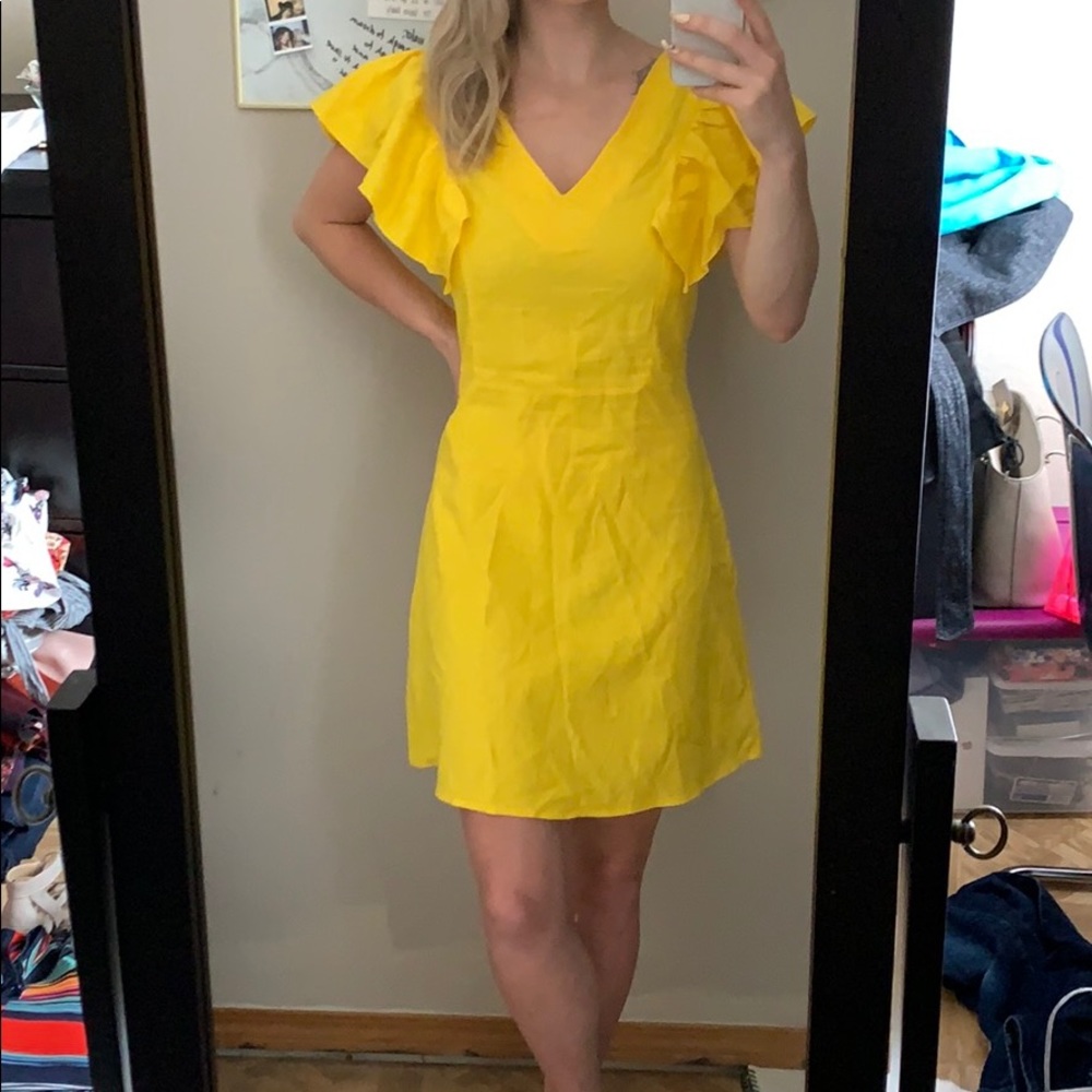 Yellow summer dress